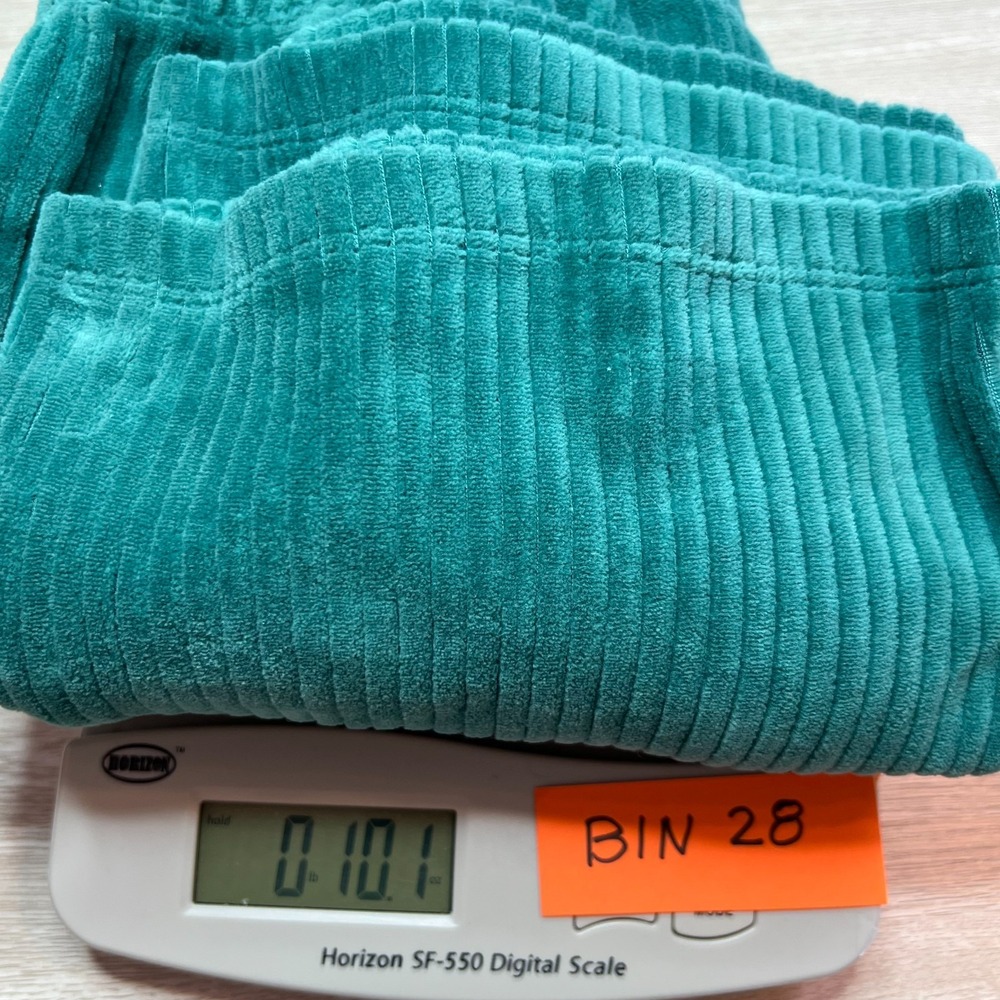 Wonder Nation - Sweatpants Kids Girls XL Green Thick Ribbed Pullon Wide Leg - Picture 10 of 10